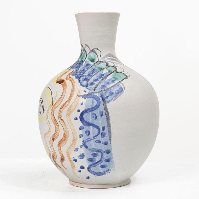 Gustavsberg, a vase, bowl and dish, Gustavsberg Studio.