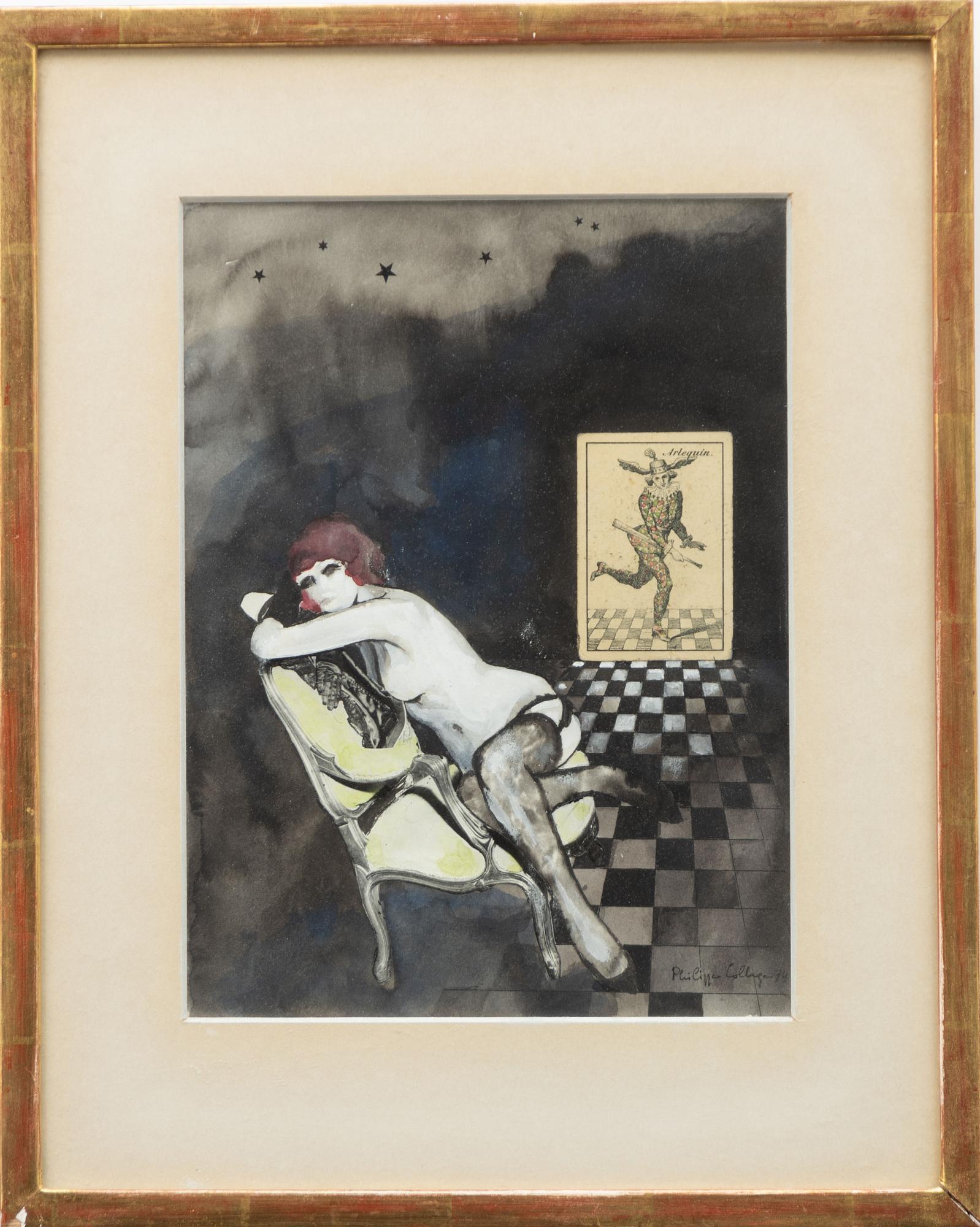 Philippe Collage, "Le Visite".