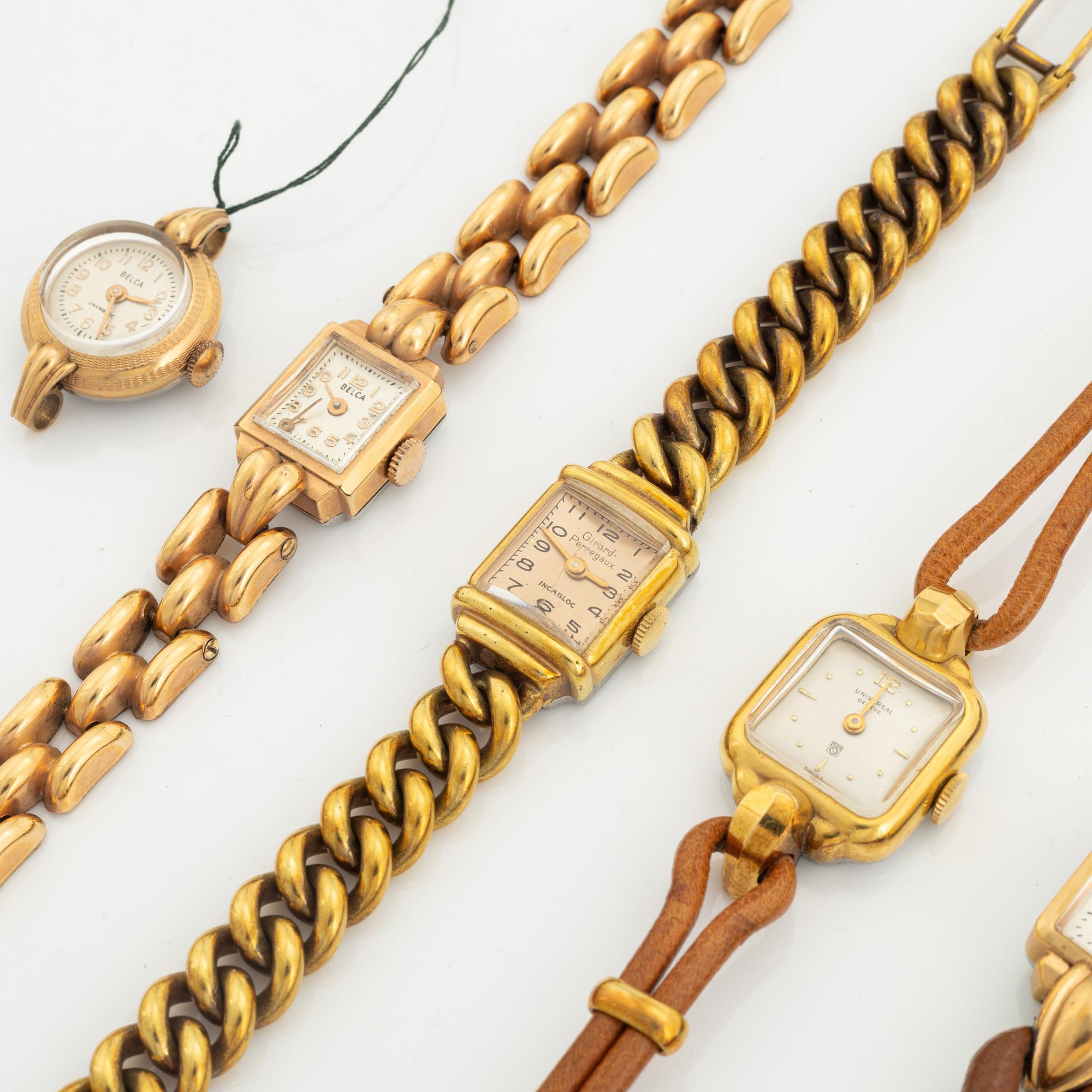 Collection of wristwatches, 37 pcs, ca 1950.