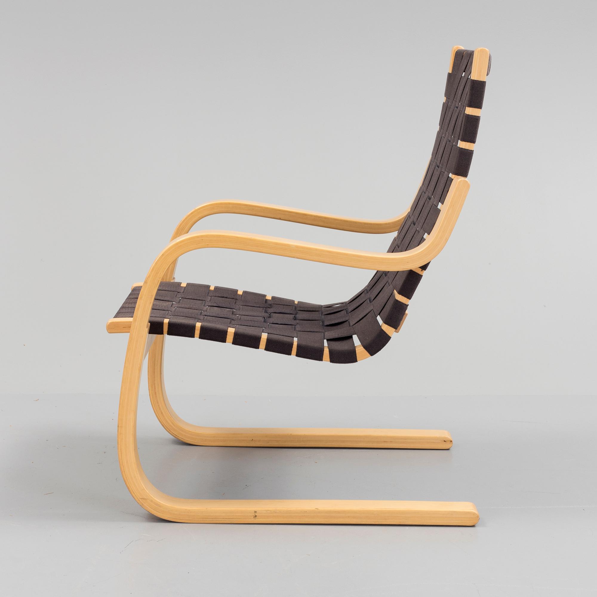 ALVAR AALTO, model 406 armchairs for Artek, designed in 1939.