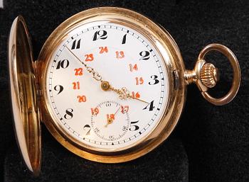 FICKUR, guld, 14K, tidigt 1900-tal.