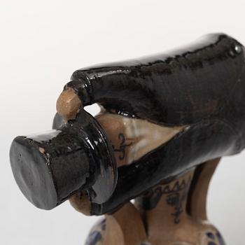 Lisa Larson, a 'Samhällsdebatten' stoneware figurine, Gustavsberg.