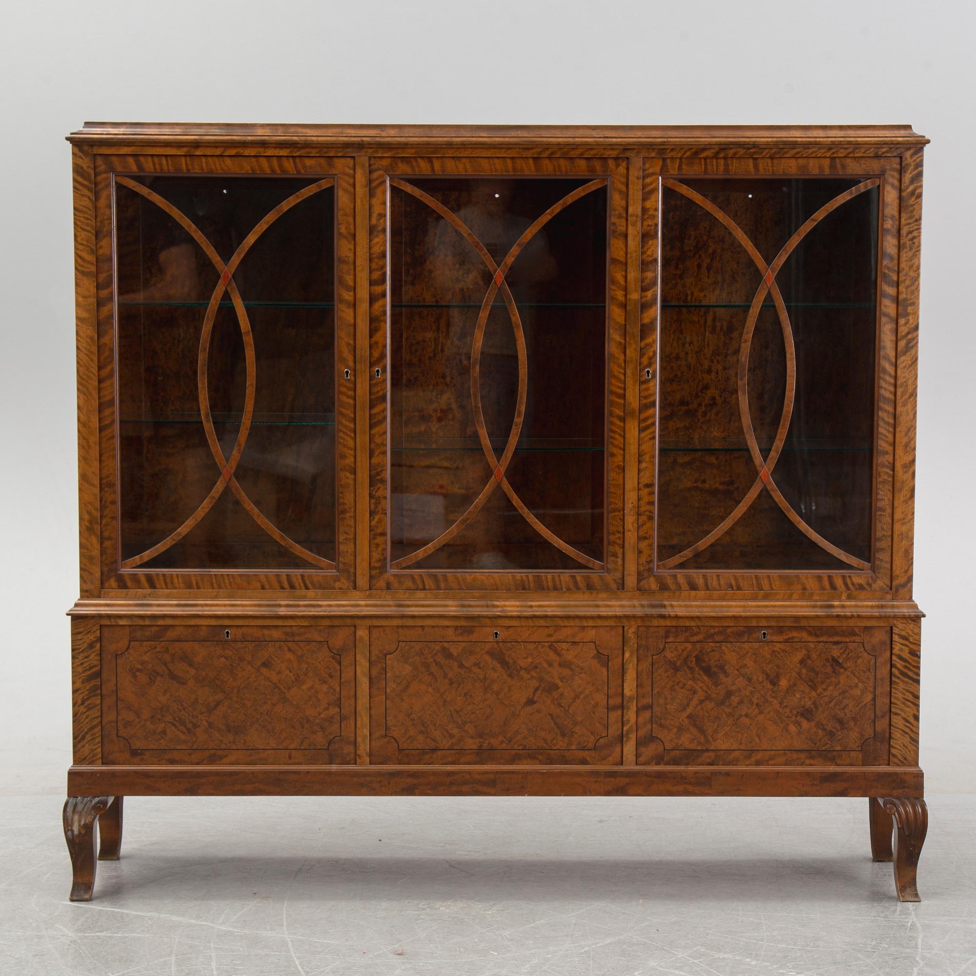 A Swedish Grace vitrine cabinet, first half of the 20th Century.