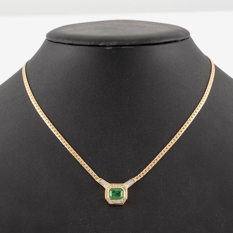 Christian Dior, collier och örhängen, ett par, vintage.