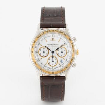 Jaeger-LeCoultre, Heraion, chronograph, wristwatch, 33 mm.