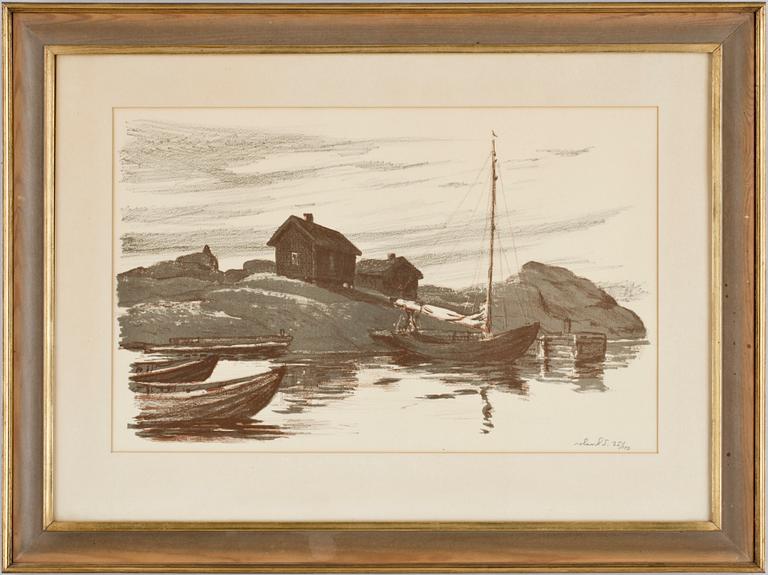 ROLAND SVENSSON, litografi, sign.