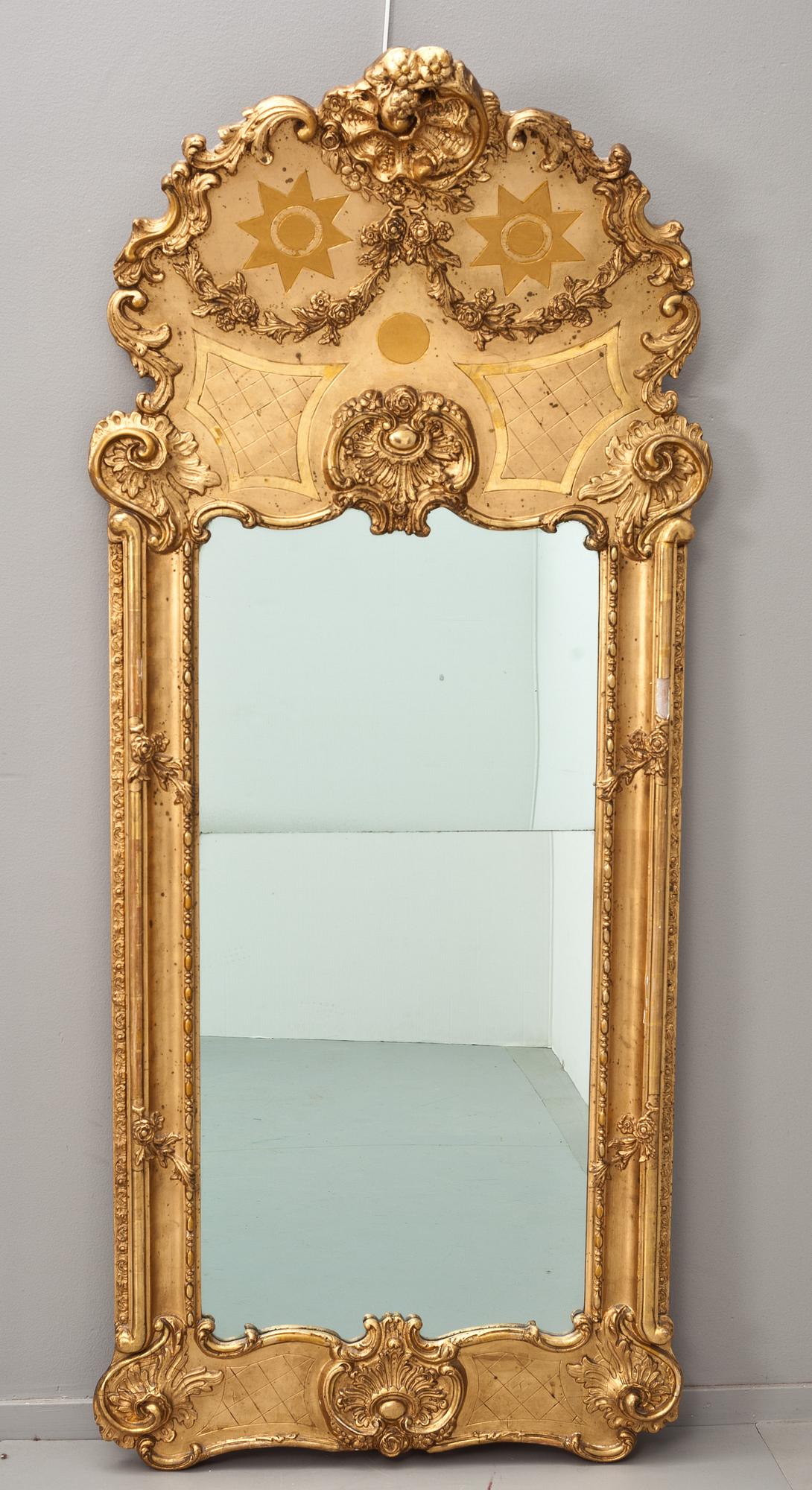 SPEGEL, nyrokoko. 1800-talets andra hälft.