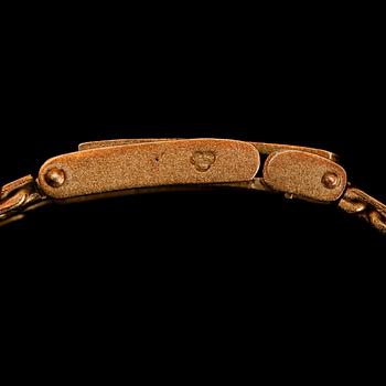 ARMBANDSUR, 18 k guld, Omega. Total vikt inklusive ur 26 g.