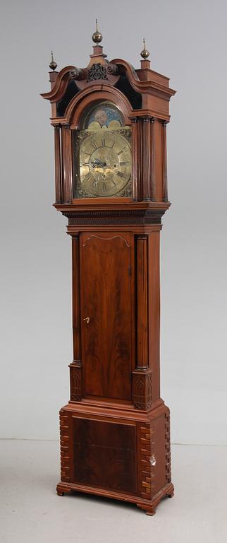 A Neo Gothic 19th century long case clock.