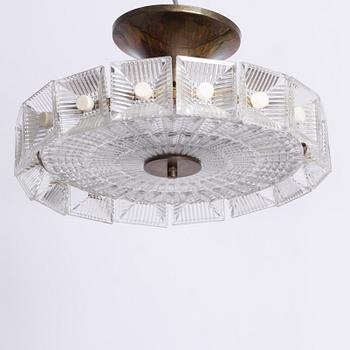 Carl Fagerlund, taklampa, Orrefors, 1900-talets andra hälft.