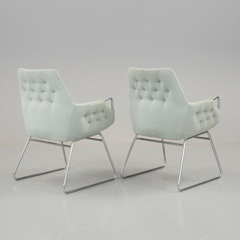 BRUNO MATHSSON, karmstolar, ett par, Dux, 1900-talets andra hälft.