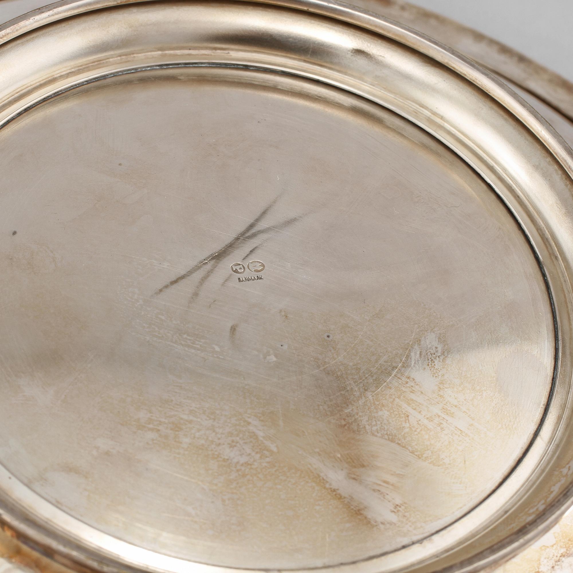 SKÅL, nysilver, Danmark, 1900-tal.