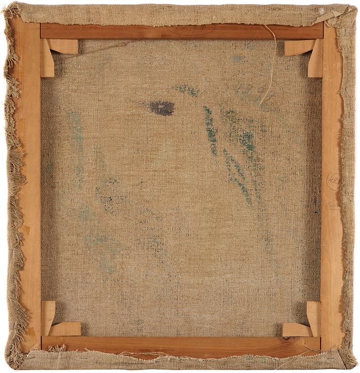 Helene Schjerfbeck, "Blå Madonna" (Blue Madonna).
