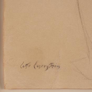 Lotte Laserstein, "Rückenakt eines stehenden Mädchens mit Zopf".