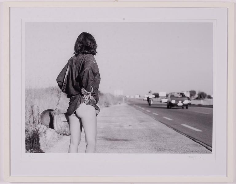 Tony Landberg, "Vägflicka, Italien", 1972.