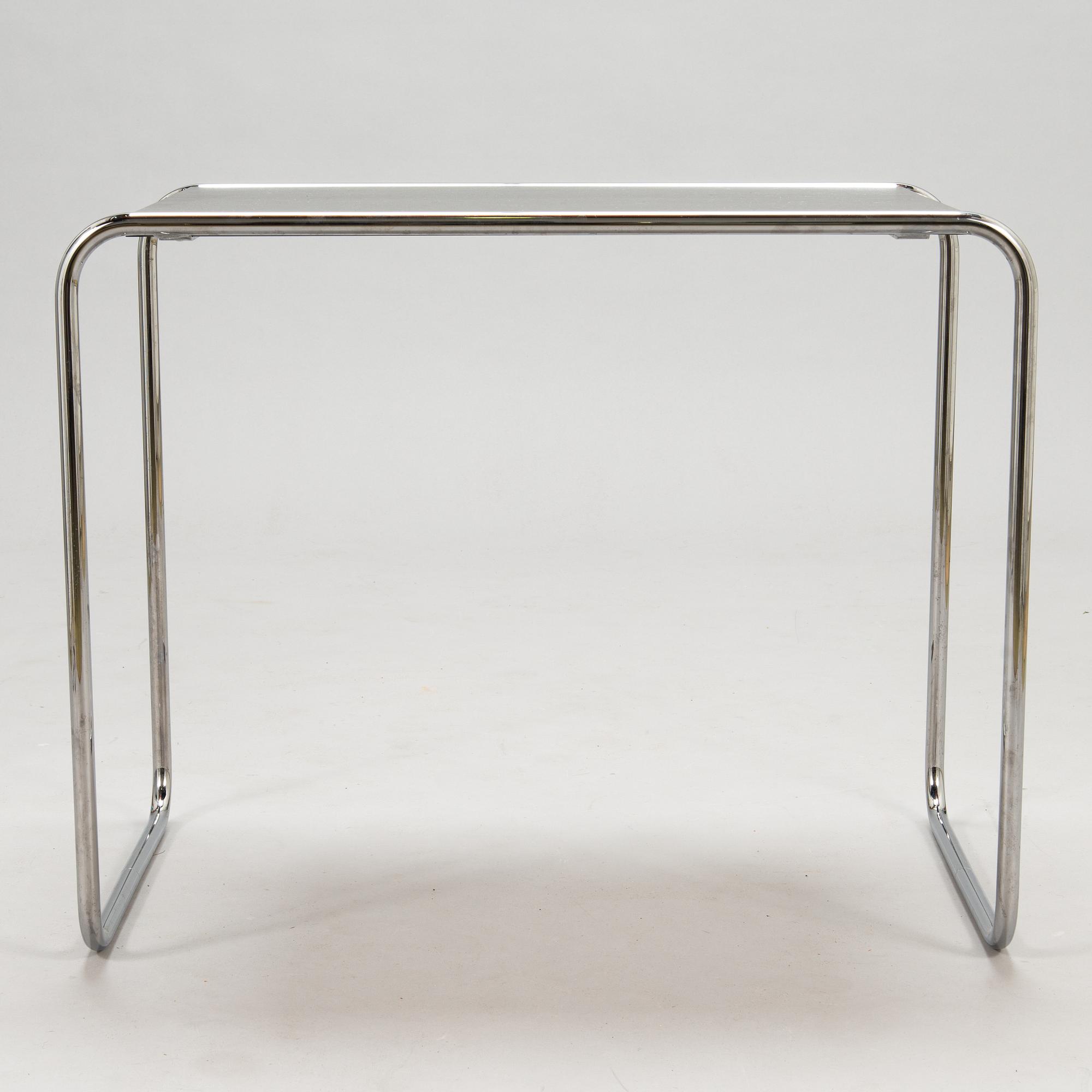 Marcel Breuer, side table, Thonet, "B9", 1980s/90s.