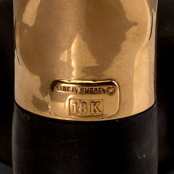 Skulptur, 18K guld, Malmö Guldsmed, Vikt 179g.