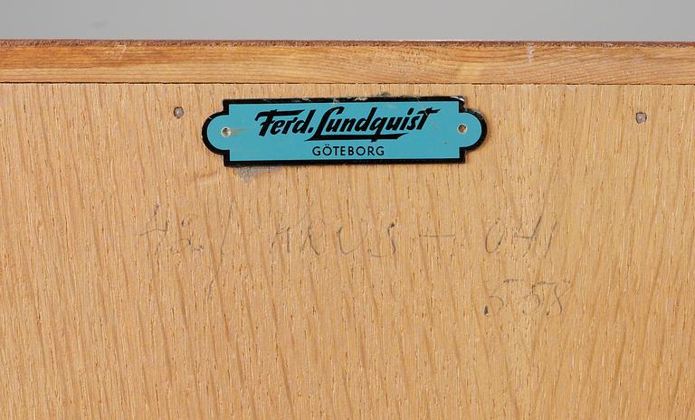 An Yngve Ekström teak cabinet, "Krus", Svedese-möbler, Sweden 1950's.