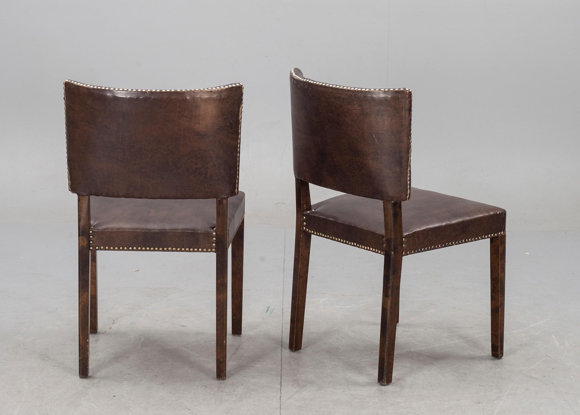 MATSALSMÖBLEMANG, art deco/art decostil, 7 delar, 1900-tal.