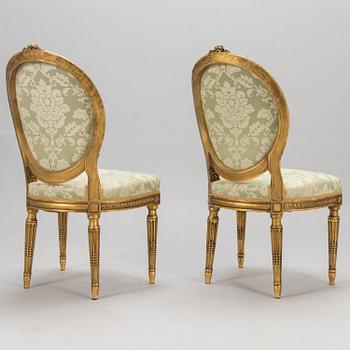 STOLAR, ett par, gustaviansk stil, 1900-talets början.