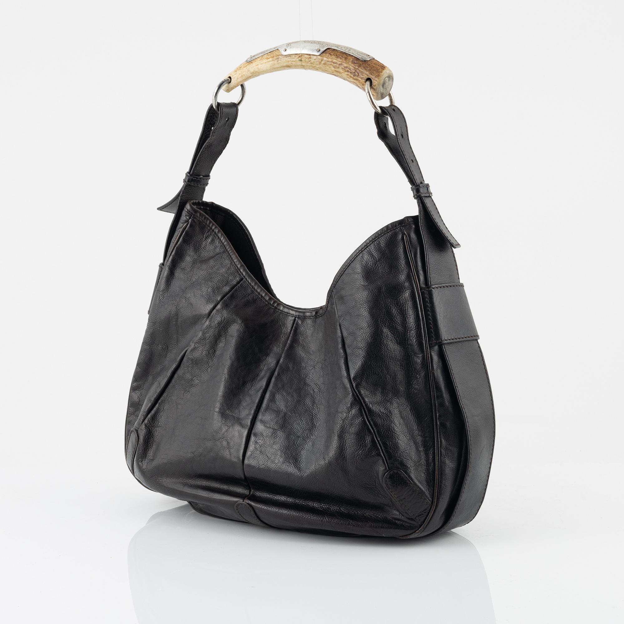 Yves Saint Laurent, a 'Mombasa' leather bag.