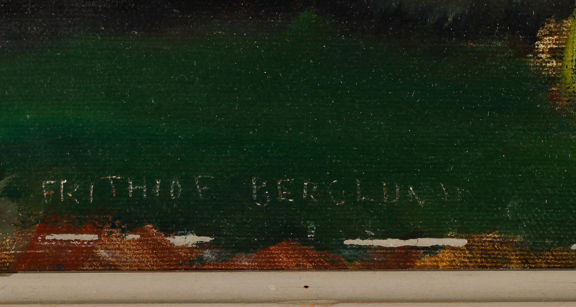 FRITHIOF BERGLUND, olja på duk, signerad.