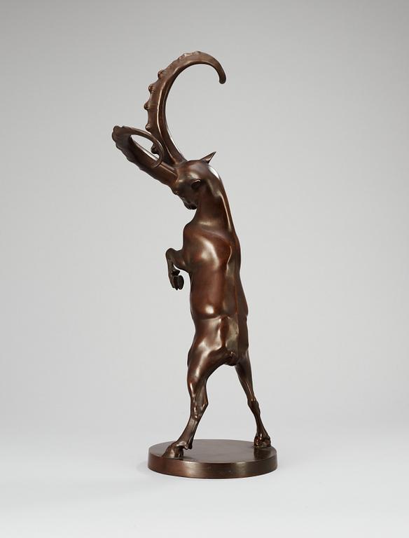 Franz Barwig d ä, Standing capricorn.