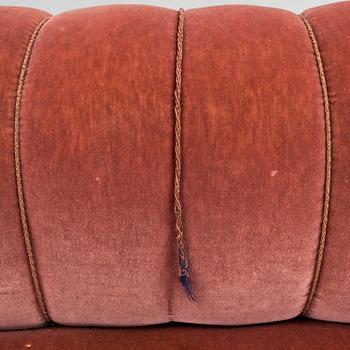 IVAR KREUGERS SOFFA OCH FÅTÖLJ, 1920-tal.