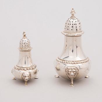 KRYDDSET, 4 delar, silver, Harrods, London, England, 1965-66. 531,6 g.