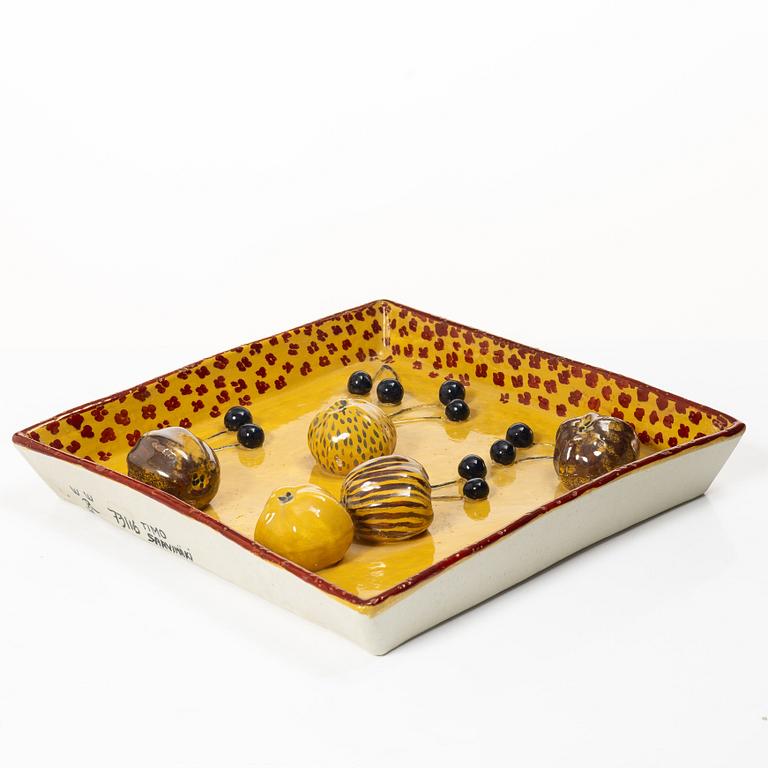 Timo Sarvimäki, a dish, Rörstrand, 1973.