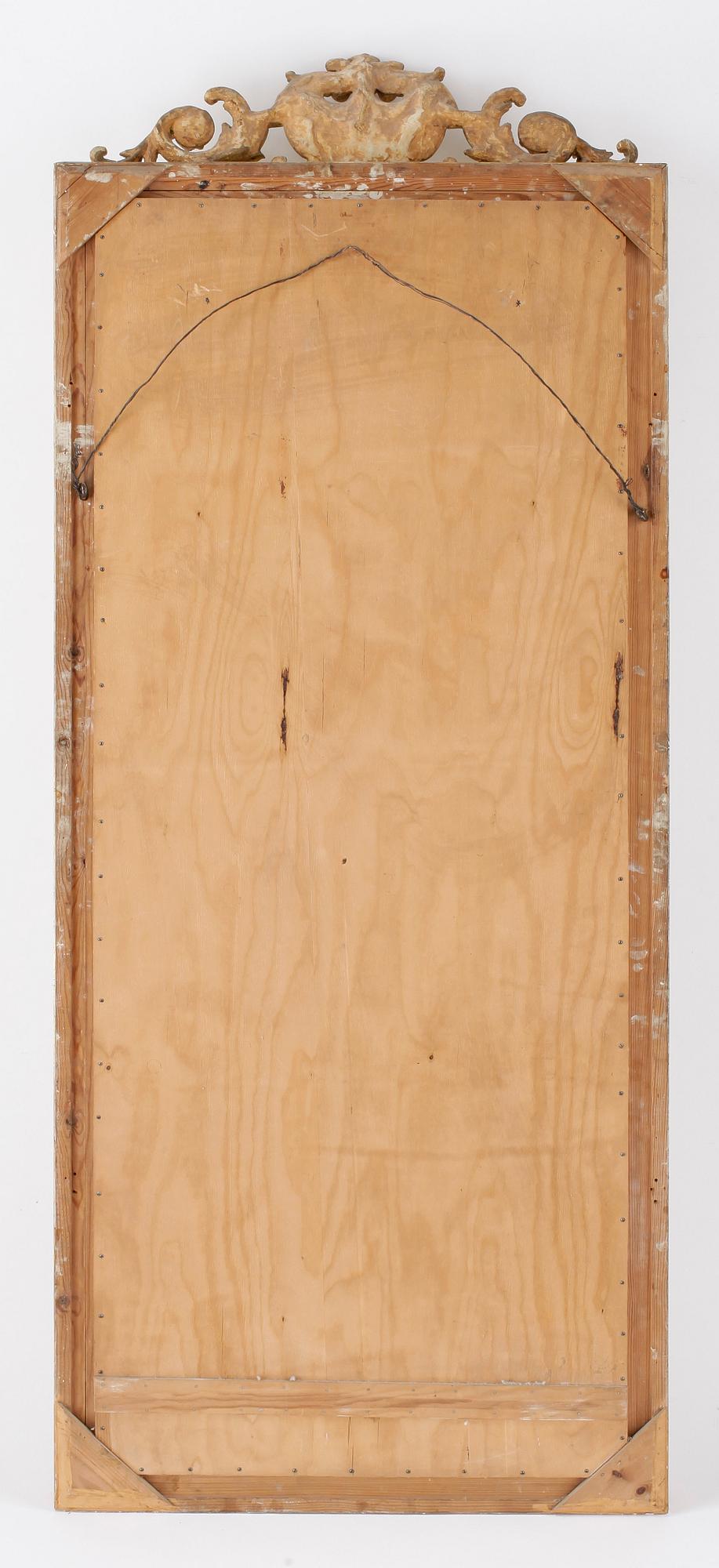 SPEGEL med KONSOLBORD, nyrokoko, 1800-talets slut.