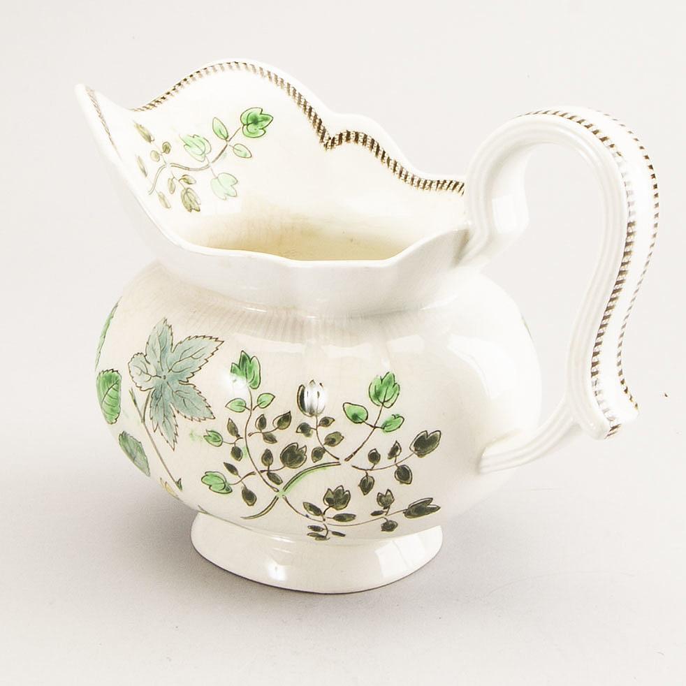 Arthur Percy, a 56-piece creamware dinner service 'Christina', Gefle.