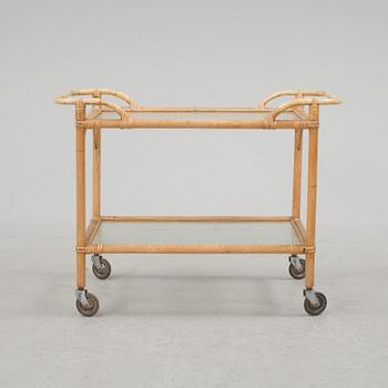 A bambu furniture suite from E.W. Ottosson korgmöbelfabrik, Stockholm, 1940's.