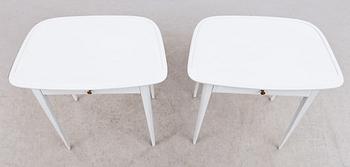 SÄNGBORD, 1 par, 1900-talets mitt.