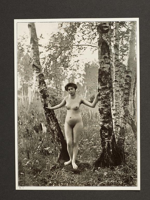 MAPP MED 19 st BILDER, "Eva im Paradies", Tyskland, 1910-tal.
