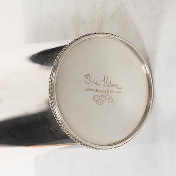 Wiwen Nilsson, vase, sterling silver, Anders Nilsson, Lund 1955.