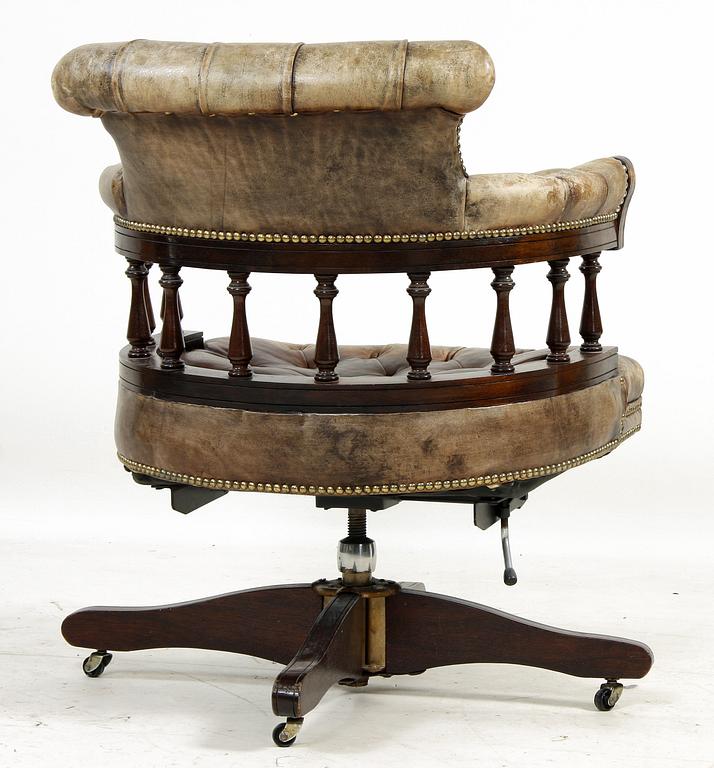 SKRIVBORDSSTOL, engelsk stil, 1900-tal.