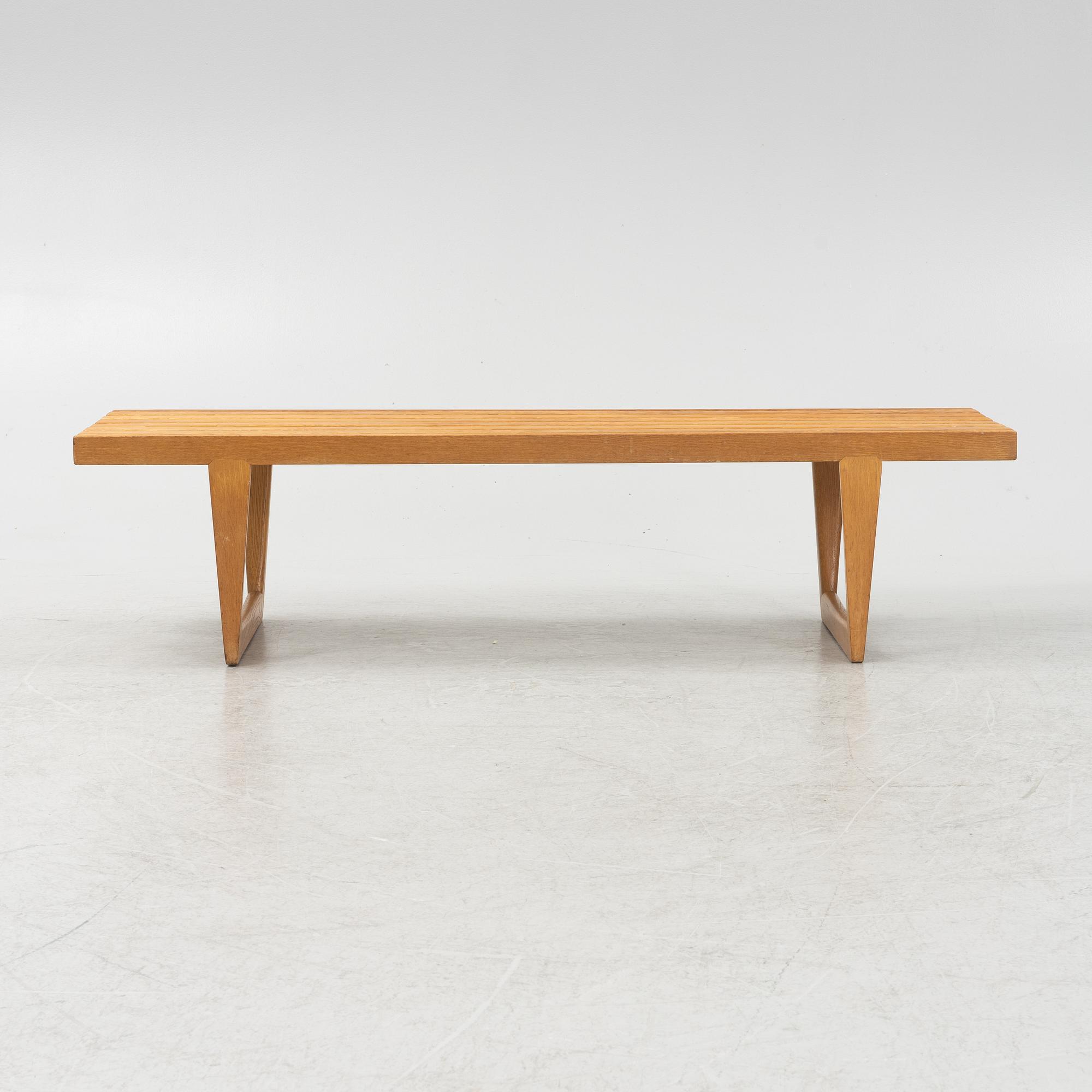 Yngvar Sandström, bänk, "Tokyo", Triva-serien för Nordiska Kompaniet, formgiven 1962.