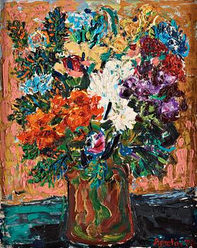 Albin Amelin, Still life with flowers.