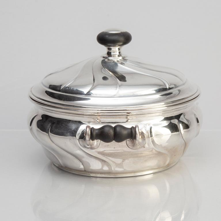 A Danish Rococo-Style Silver Tureen, mark of Laurits Berth, Copenhagen 1918.