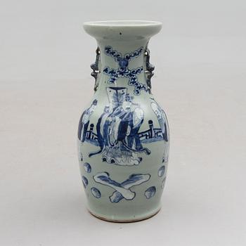 URNA, porslin, Kina, 1800-/1900-tal.