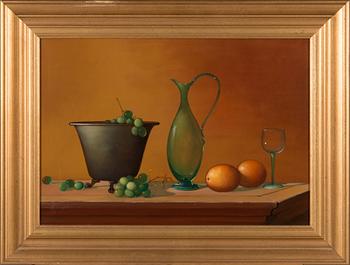 Jan Palmu, oil on board, signed and dated-82.