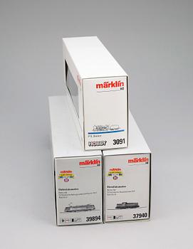 PARTI LOK, Märklin H0 37940, 39894 och 3091. 1900/2000-tal.