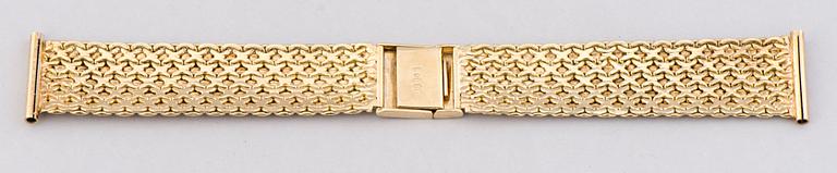 GULDLÄNK för ARMBANDSUR, 20 mm, 14K guld. Helsingfors 1969.