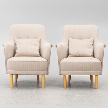 Carl Malmsten, armchairs, a pair, "Samsas".