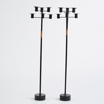 Hans-Agne Jakobsson, a pair of floor candelabra, model "L5", Hans Agne Jakobsson AB, Markaryd, 1950-60s.