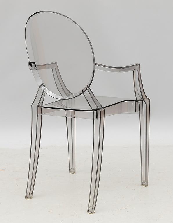 KARMSTOL"Louis Ghost", Philippe Starck för Kartell.