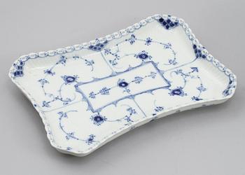 SERVISDELAR, 14 st, porslin, "Blå blomst", Royal Copenhagen, 1900-talets andra hälft.