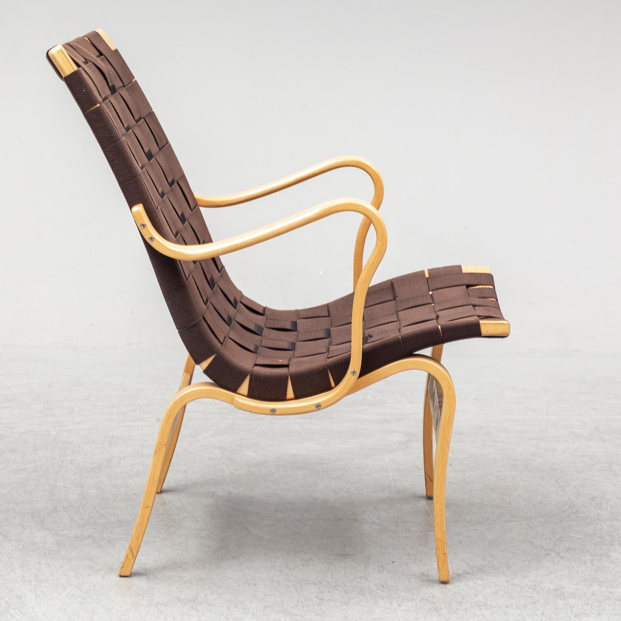 BRUNO MATHSSON, fåtölj "Eva", Dux.