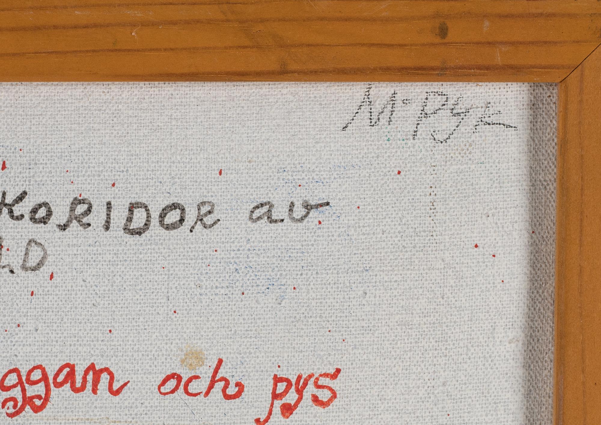 Madeleine Pyk, oil on canvas, signed.